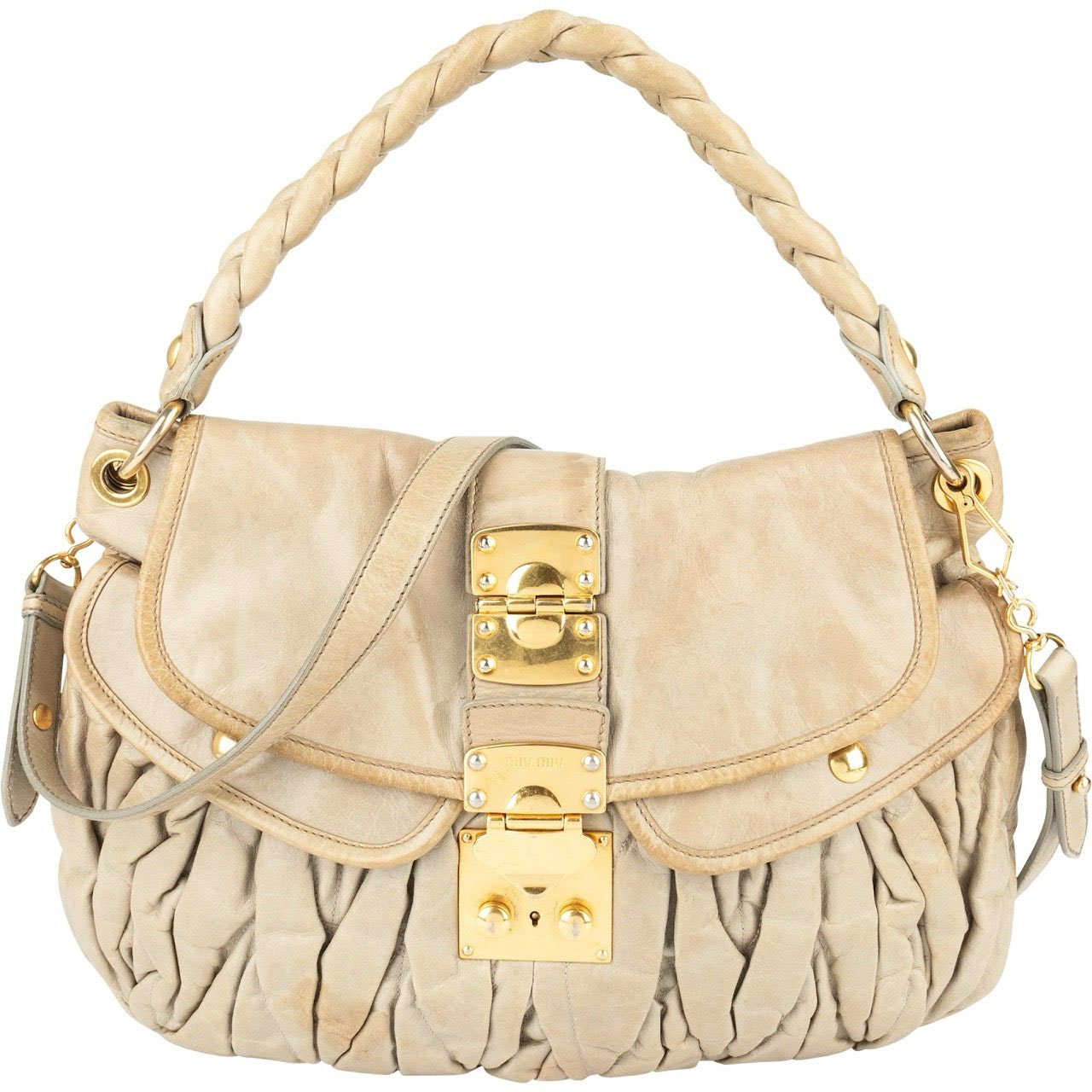 Miu Miu Vitello Lux City Handbag Divers