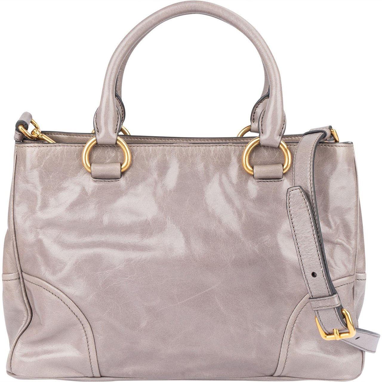 Miu Miu Miu Miu Grey Vitello Lux Handbag Divers