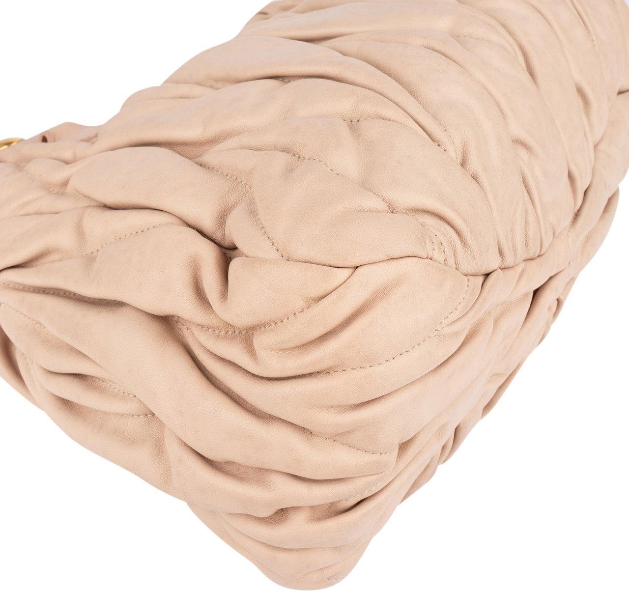 Miu Miu Miu Miu Quilted Leather City Handbag Roze