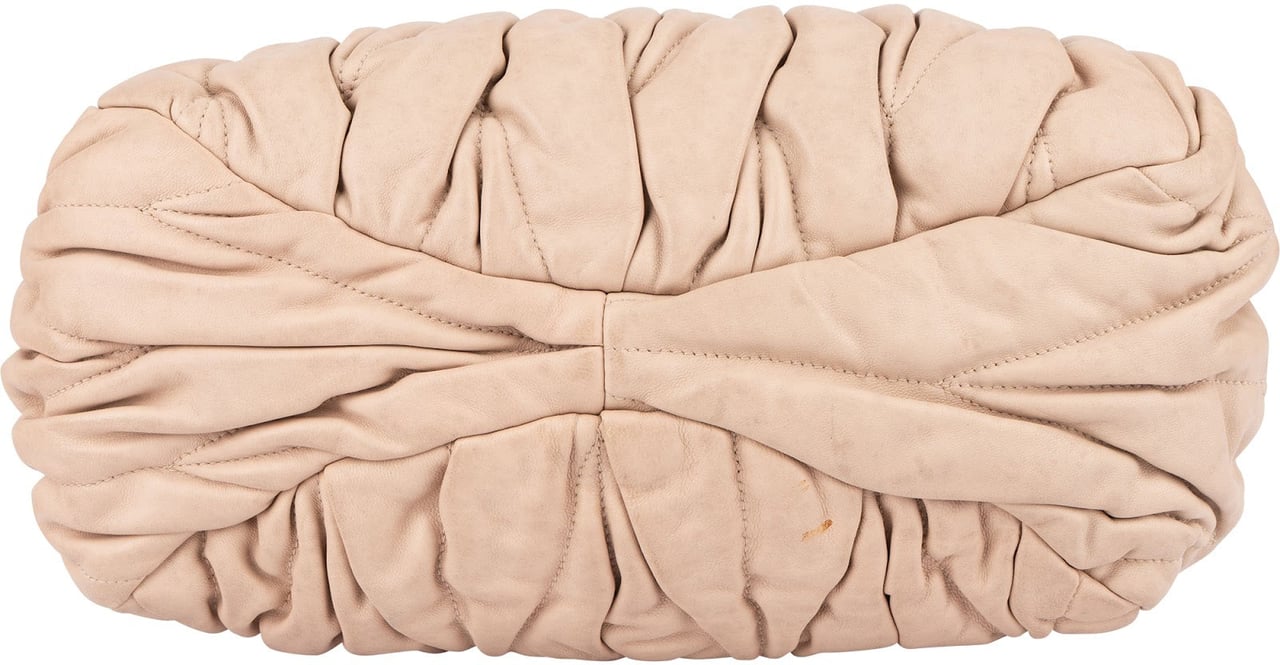 Miu Miu Miu Miu Quilted Leather City Handbag Roze