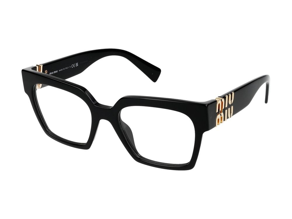 Miu Miu Eyeglasses 0MU 04UV 1AB1O1 52/19/135 Zwart