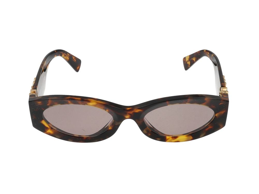 Miu Miu Acetate Frame Sunglasses with Modern Silhouette Grijs