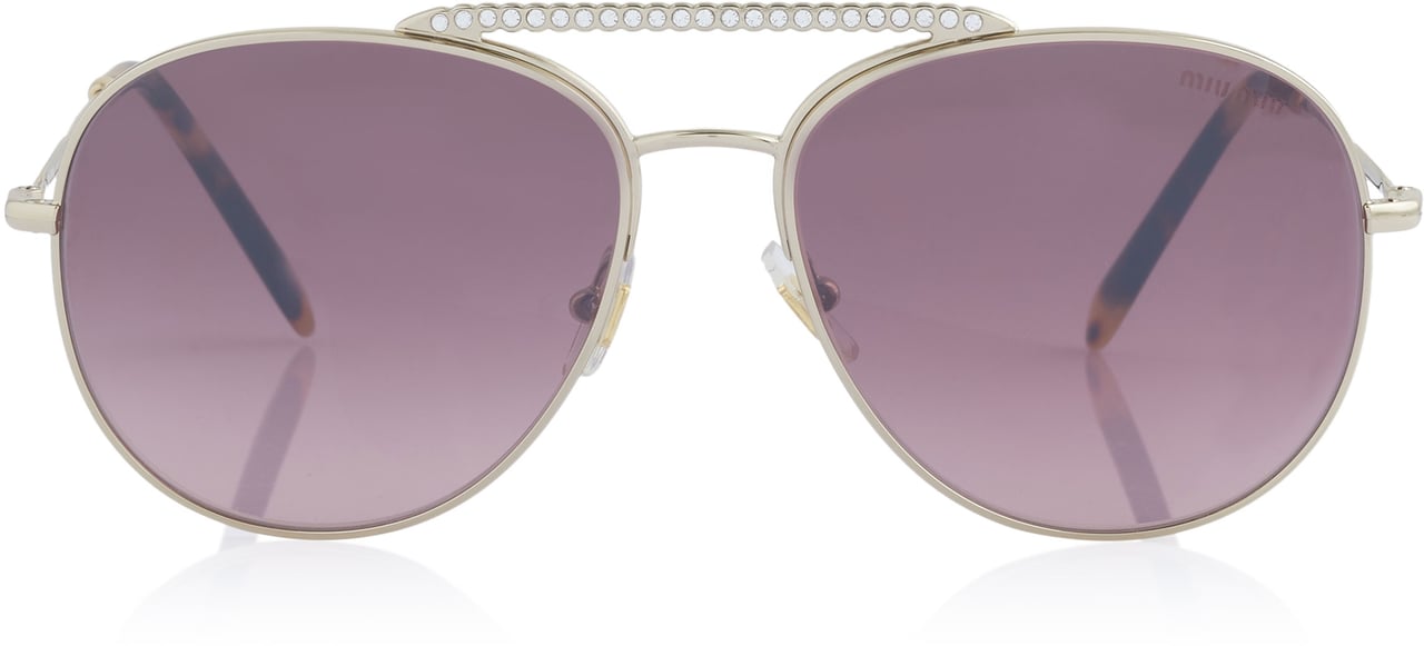 Miu Miu Sonnenbrille Goud
