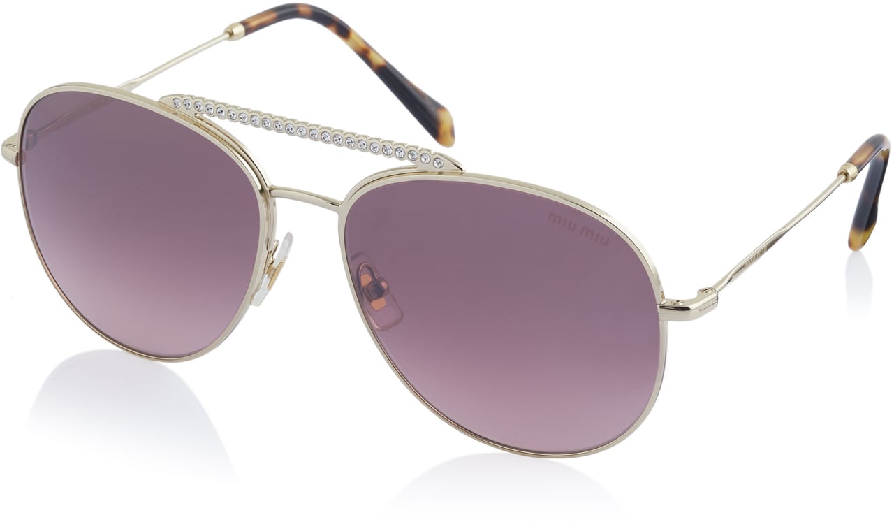 Miu Miu Sonnenbrille Goud