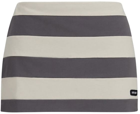 Miu Miu Multicolor Cotton Mini Skirt Divers