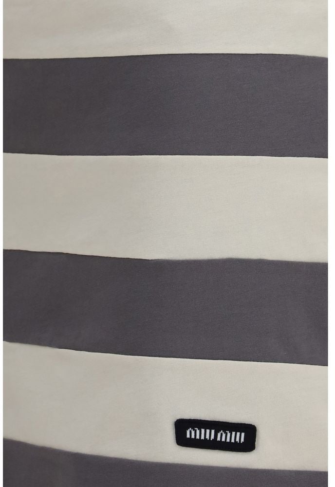 Miu Miu Multicolor Cotton Mini Skirt Divers