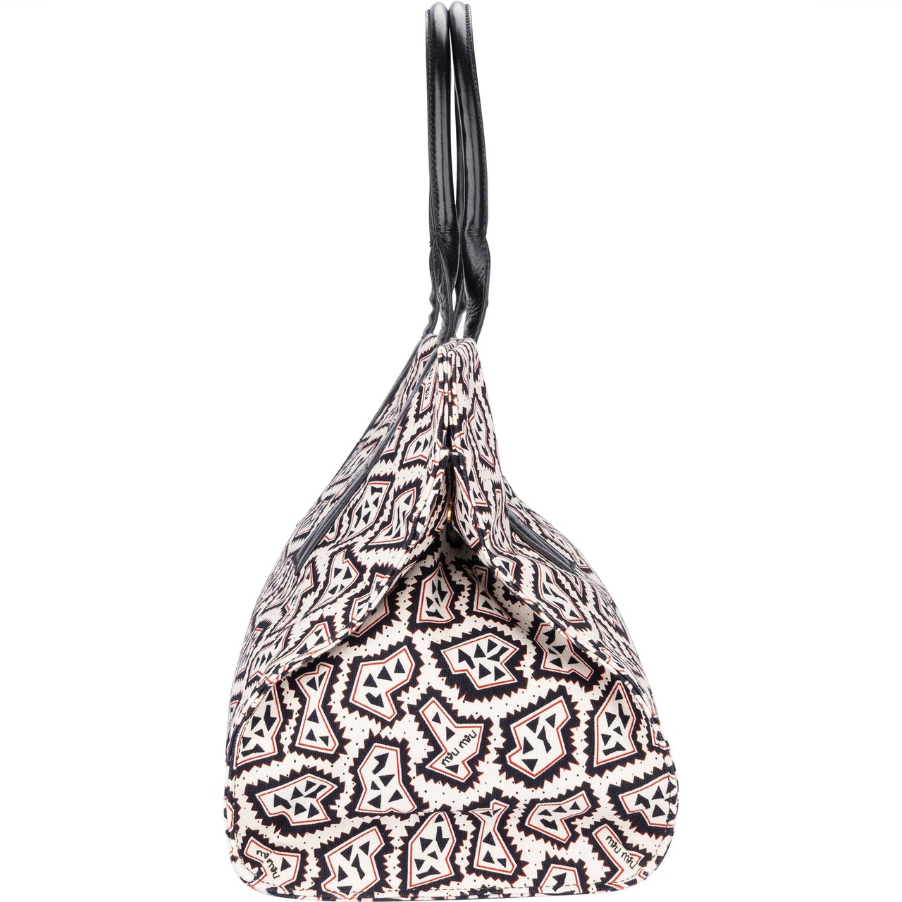 Miu Miu Miu Miu Tessuto Stampat Monogram Handbag Divers