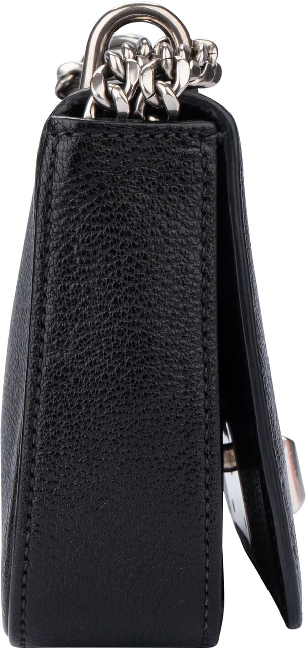 Miu Miu Miu Miu Noir Leather Madras Single Flap Crossbody Bag Divers