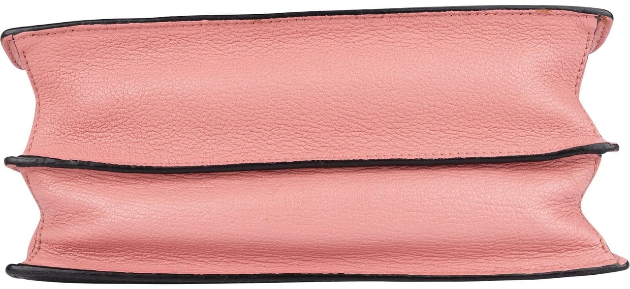 Miu Miu Black Madras Leather Top Handle Crossbody Handbag Zwart