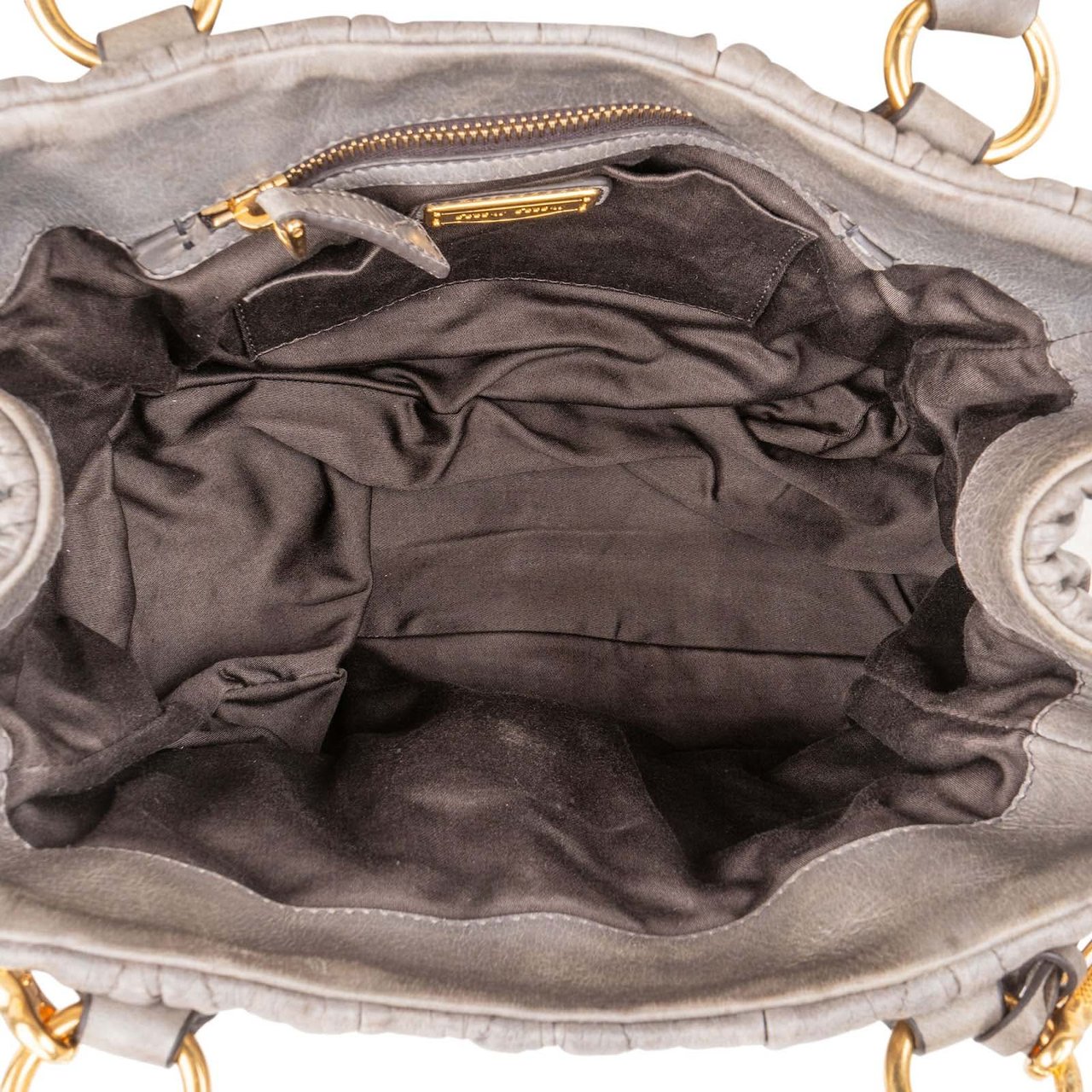 Miu Miu Matelassé Leather City Handbag Divers