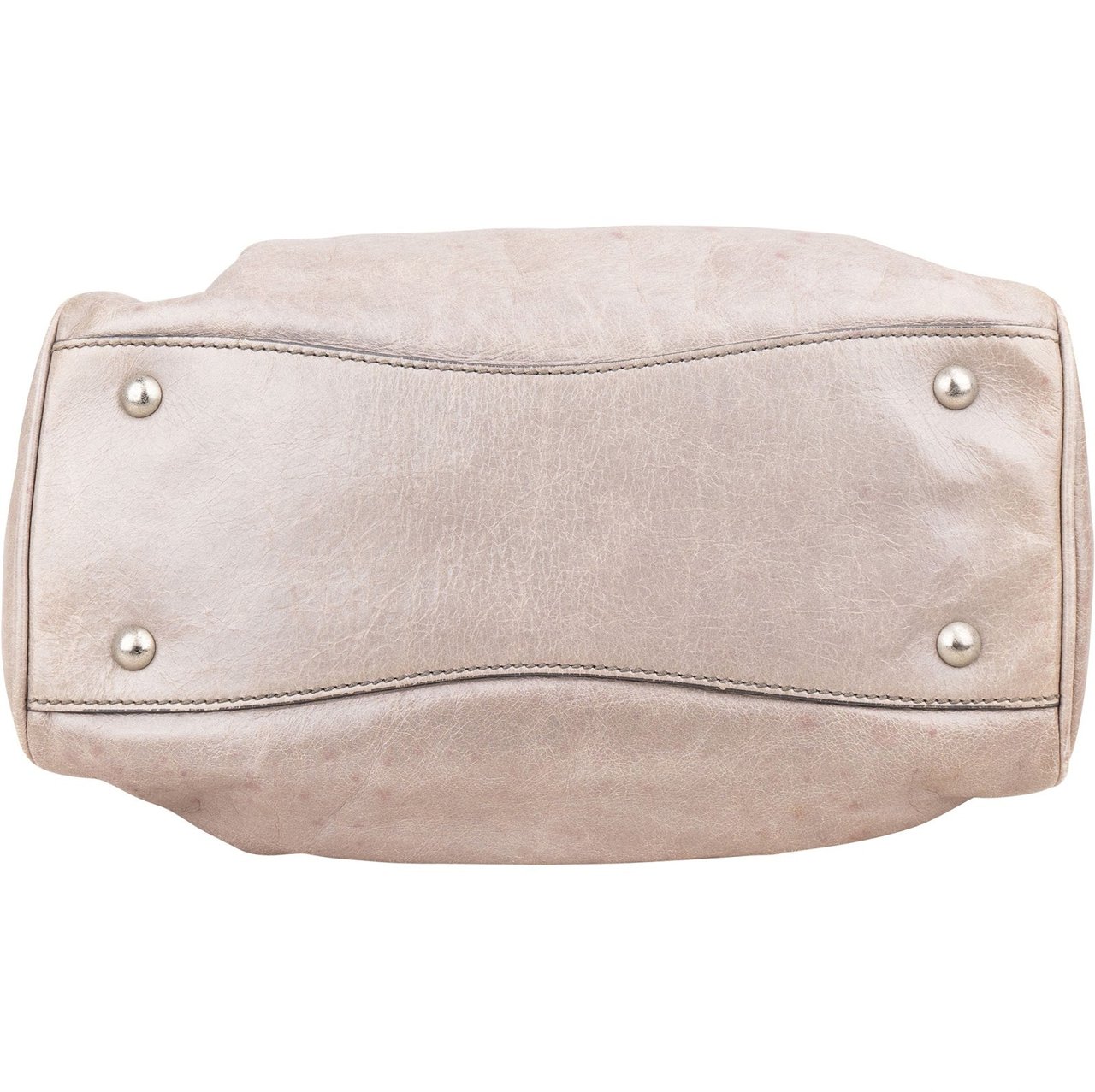 Miu Miu Vitello Lux City Handbag Donkergrijs