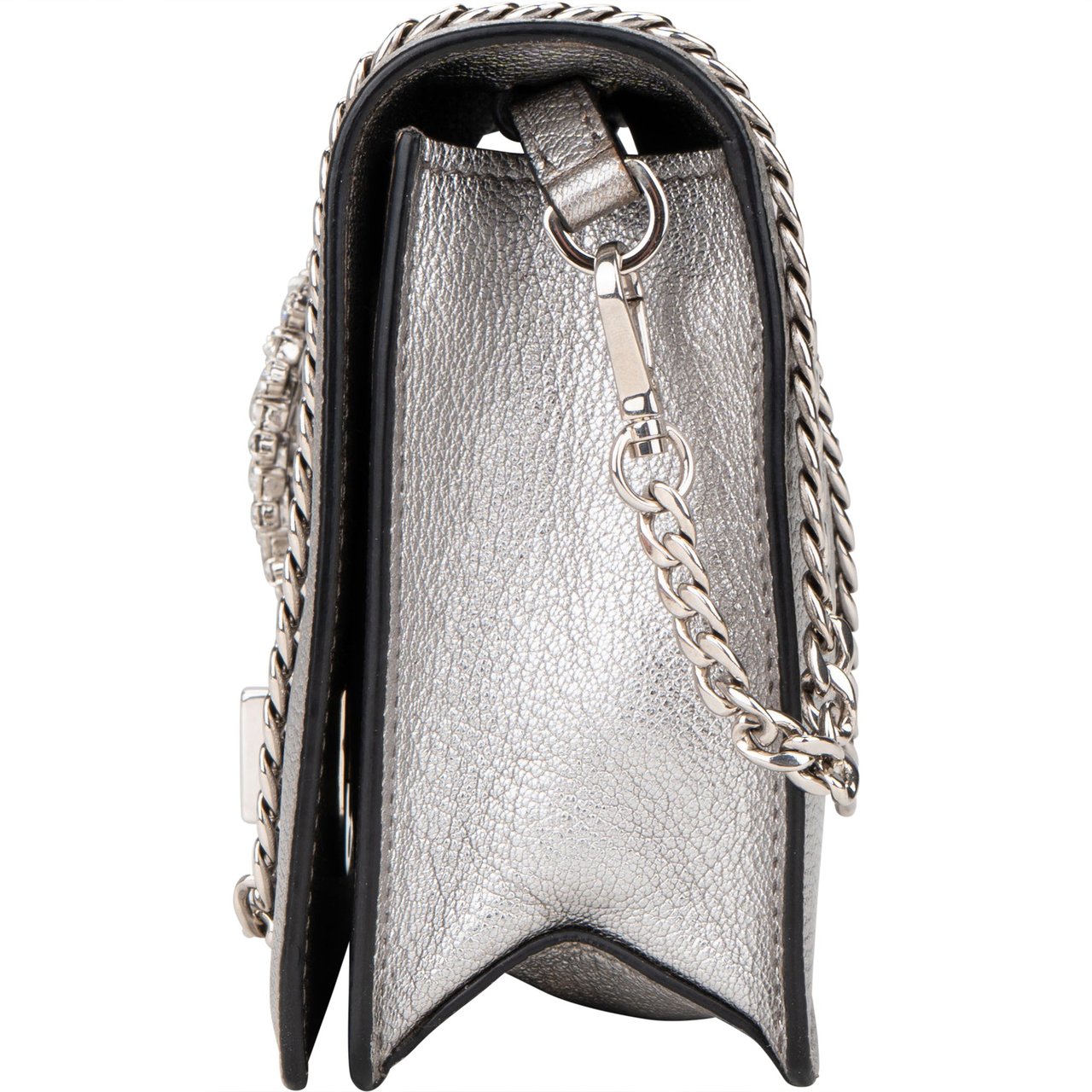 Miu Miu Miu Miu Silver Cromo Crossbody Flap Bag Divers