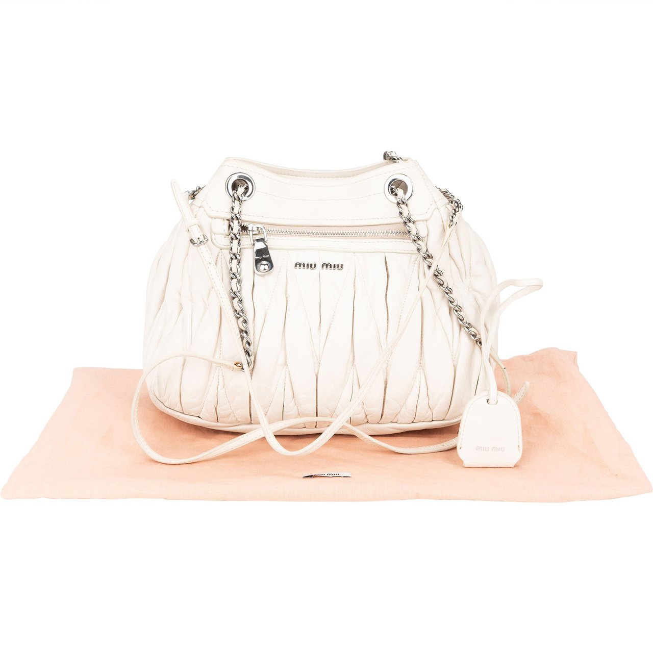 Miu Miu Miu Miu Quilted Leather Crossbody Bag Divers