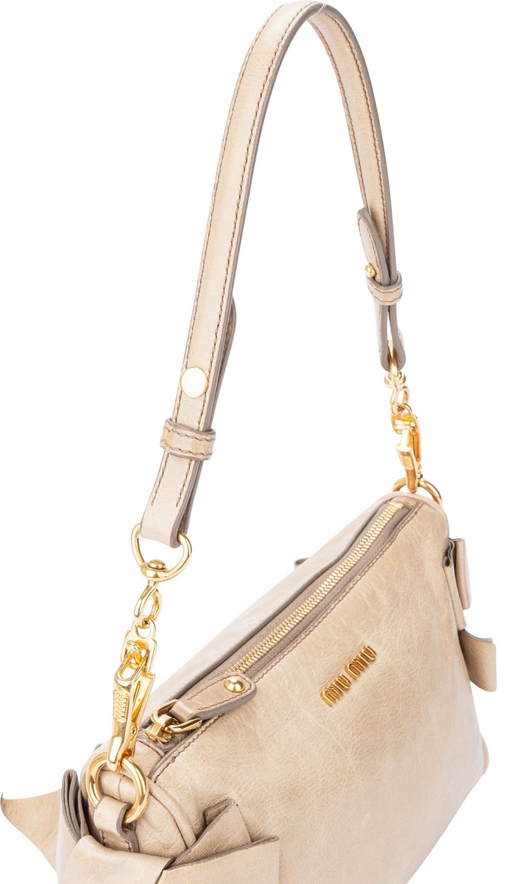 Miu Miu Miu Miu Leather Ribbon Mini Shoulder Bag Divers