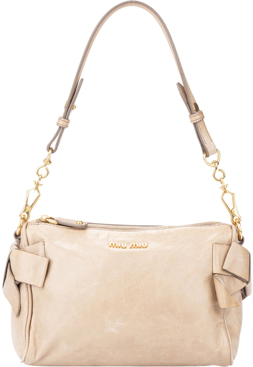 Miu Miu Miu Miu Leather Ribbon Mini Shoulder Bag Divers