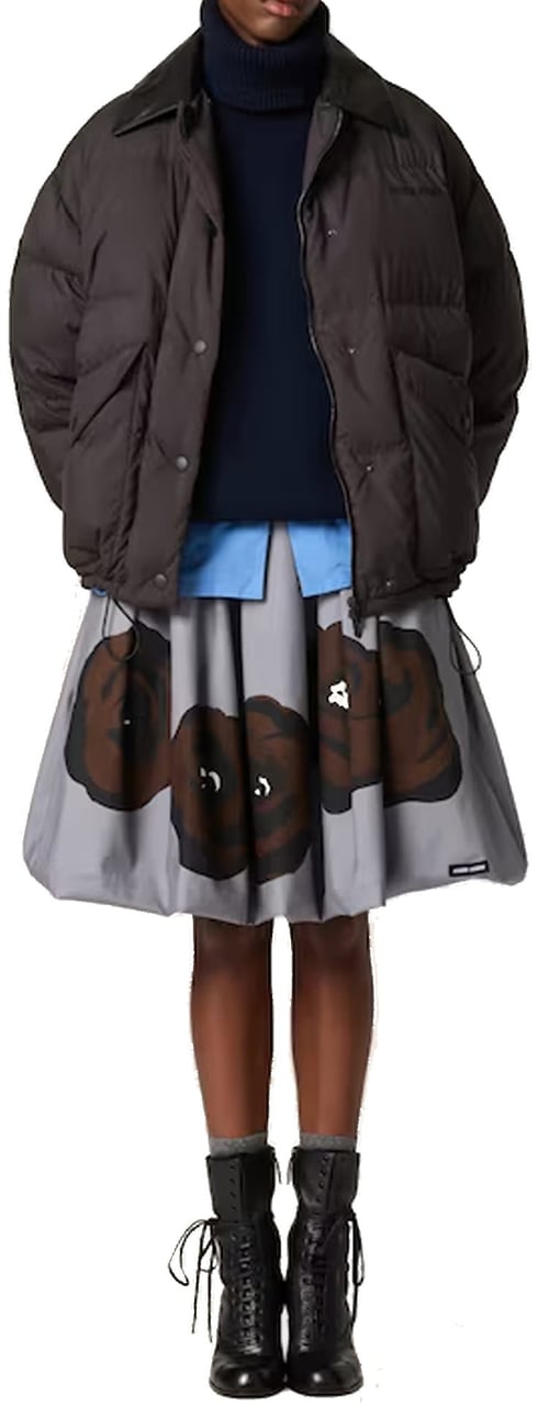 Miu Miu Wool-Cashmere Rollneck Sweater Divers
