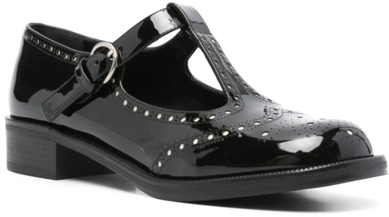 Miu Miu Leather Mary Jane Divers