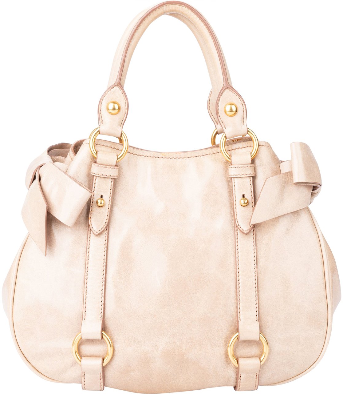 Miu Miu Miu Miu Rose Leather City Handbag Divers