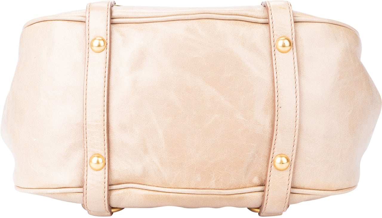 Miu Miu Miu Miu Rose Leather City Handbag Divers