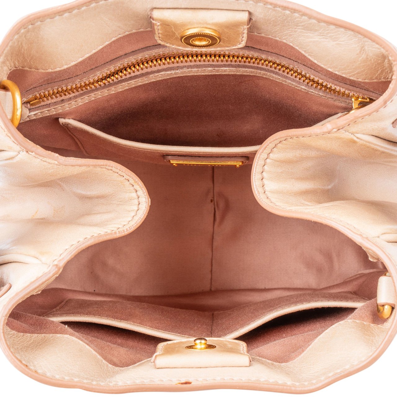Miu Miu Miu Miu Rose Leather City Handbag Divers