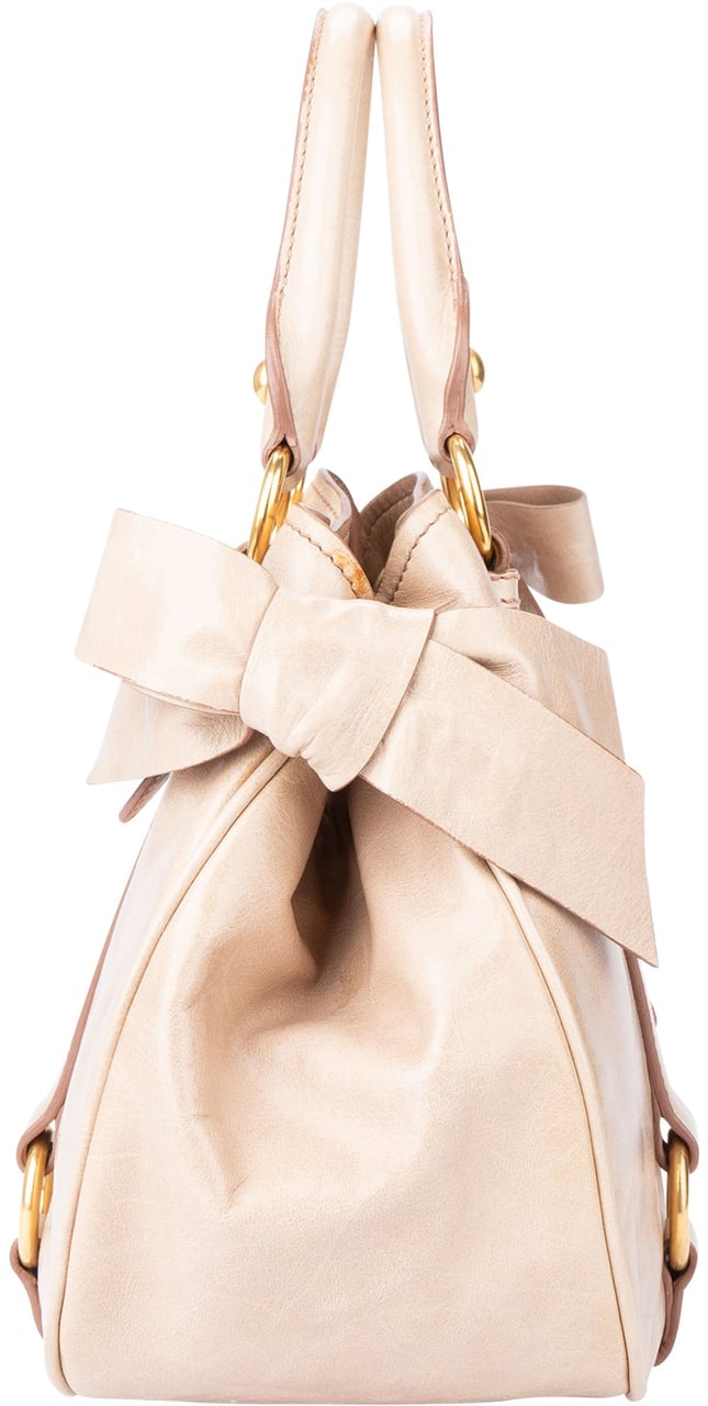 Miu Miu Miu Miu Rose Leather City Handbag Divers