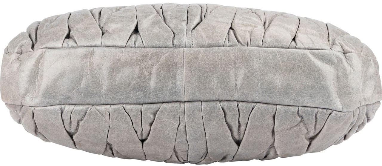 Miu Miu Vitello Lux Coffer Handbag Blauw