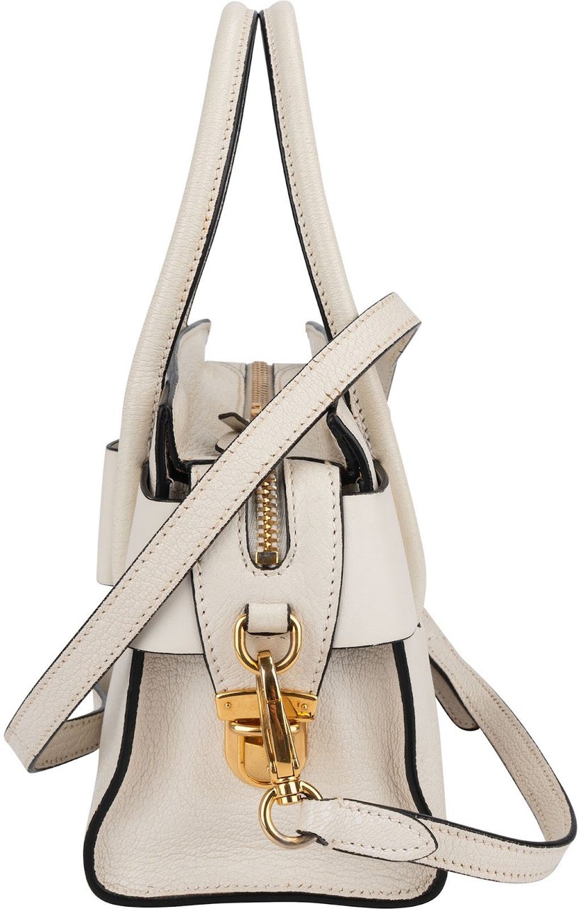 Miu Miu White Madras Leather Bow Handbag Wit