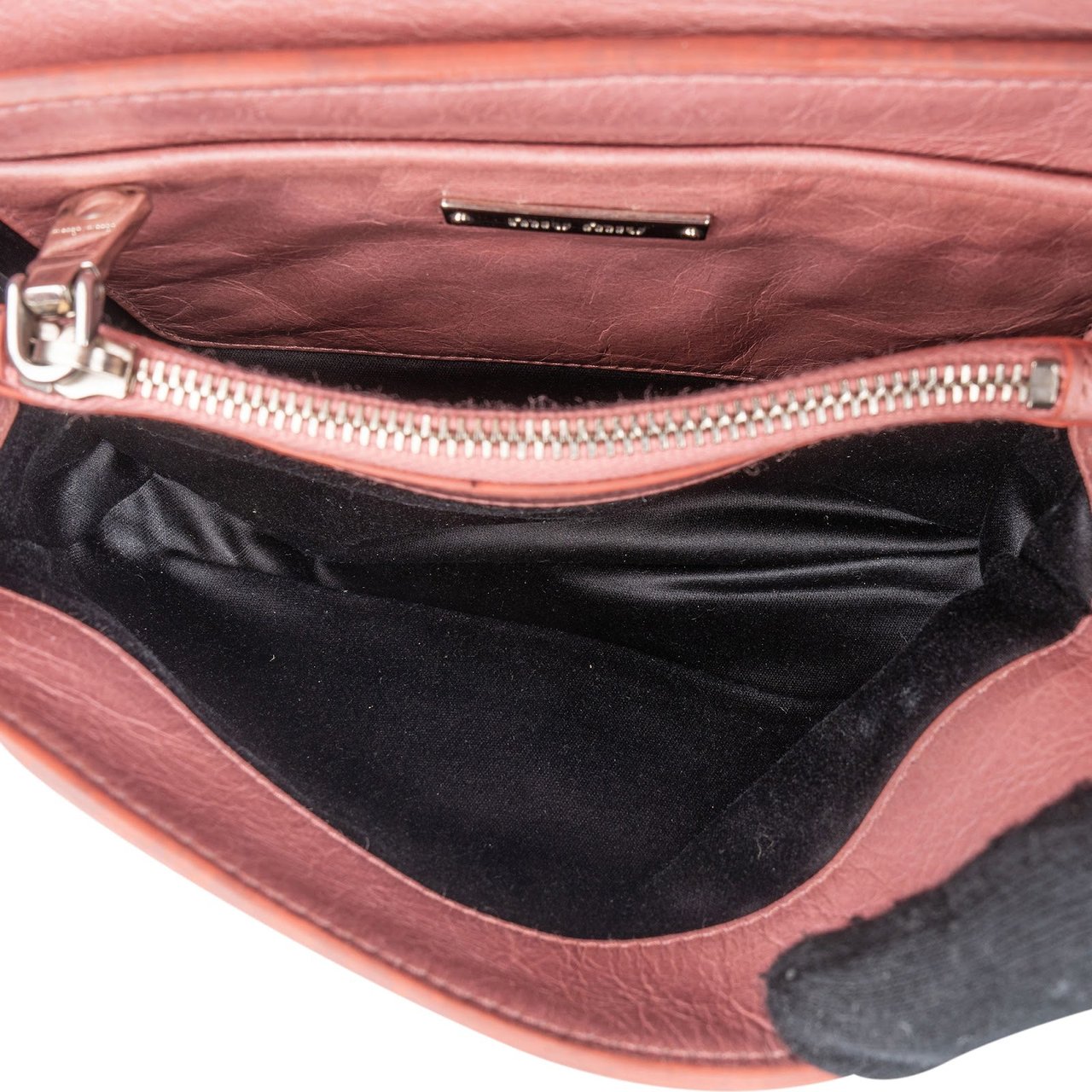 Miu Miu Pink Vitello Lux Leather Top Handle Mini Crossbody Handbag Rood