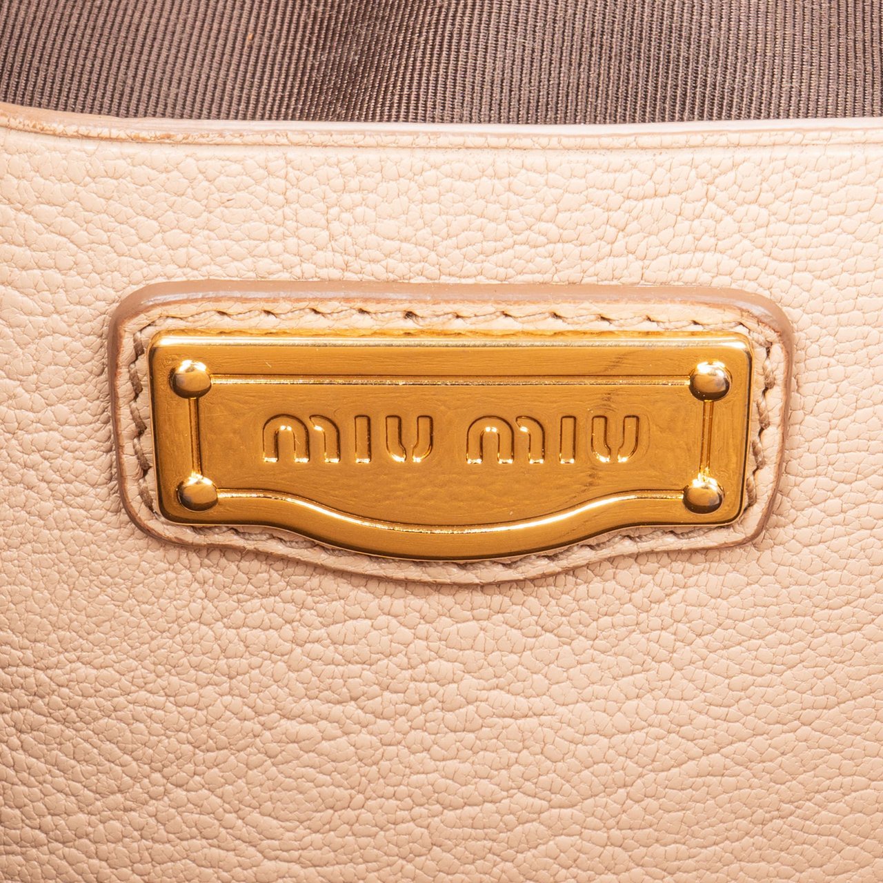 Miu Miu Miu Miu Leather Pocket Handbag Divers