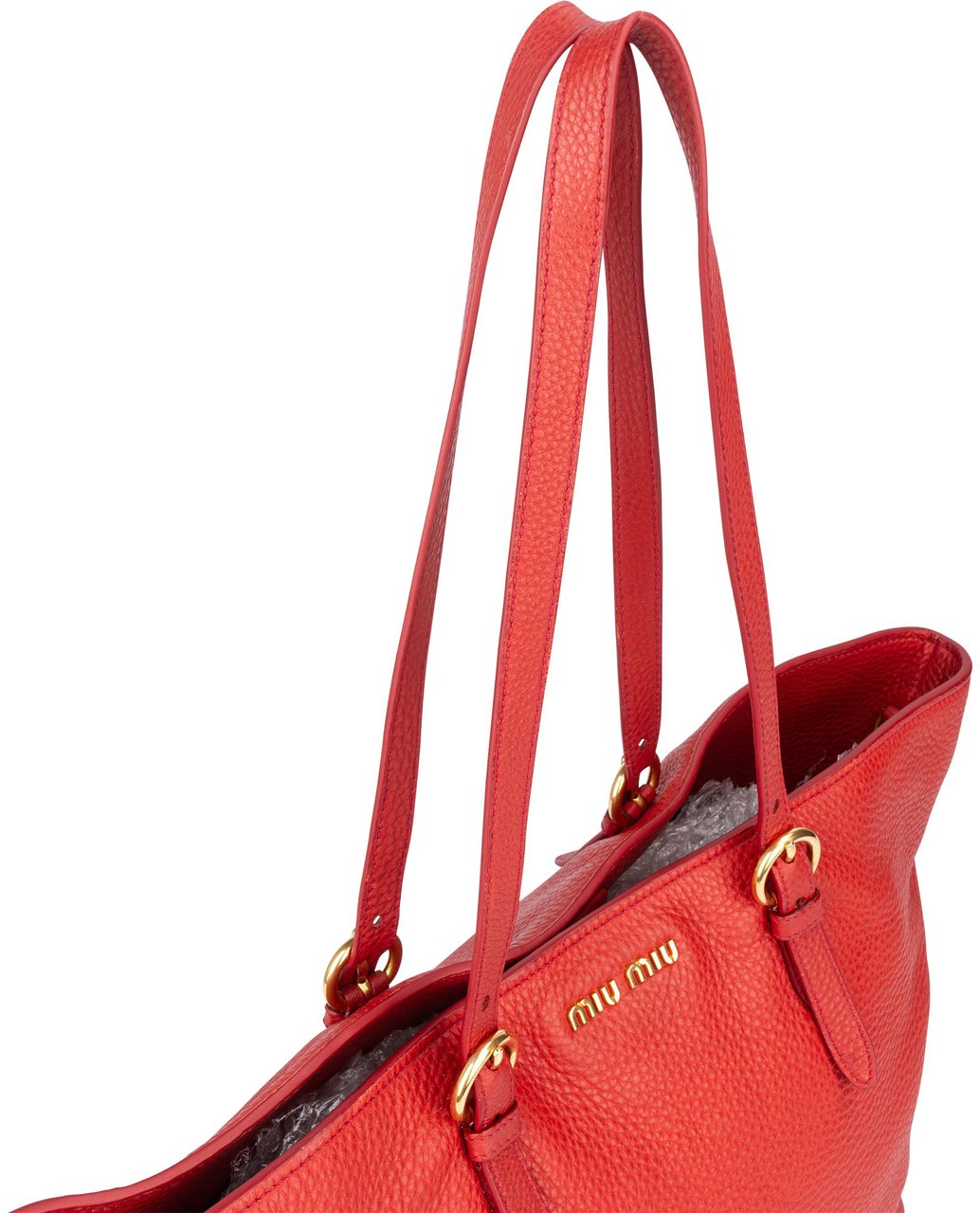 Miu Miu Miu Miu Red Calfskin Shoulder Bag Divers