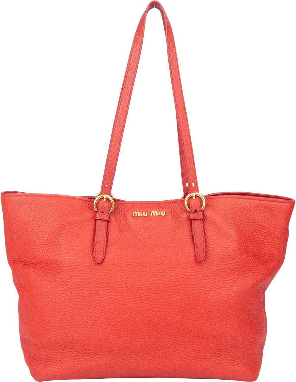 Miu Miu Miu Miu Red Calfskin Shoulder Bag Divers