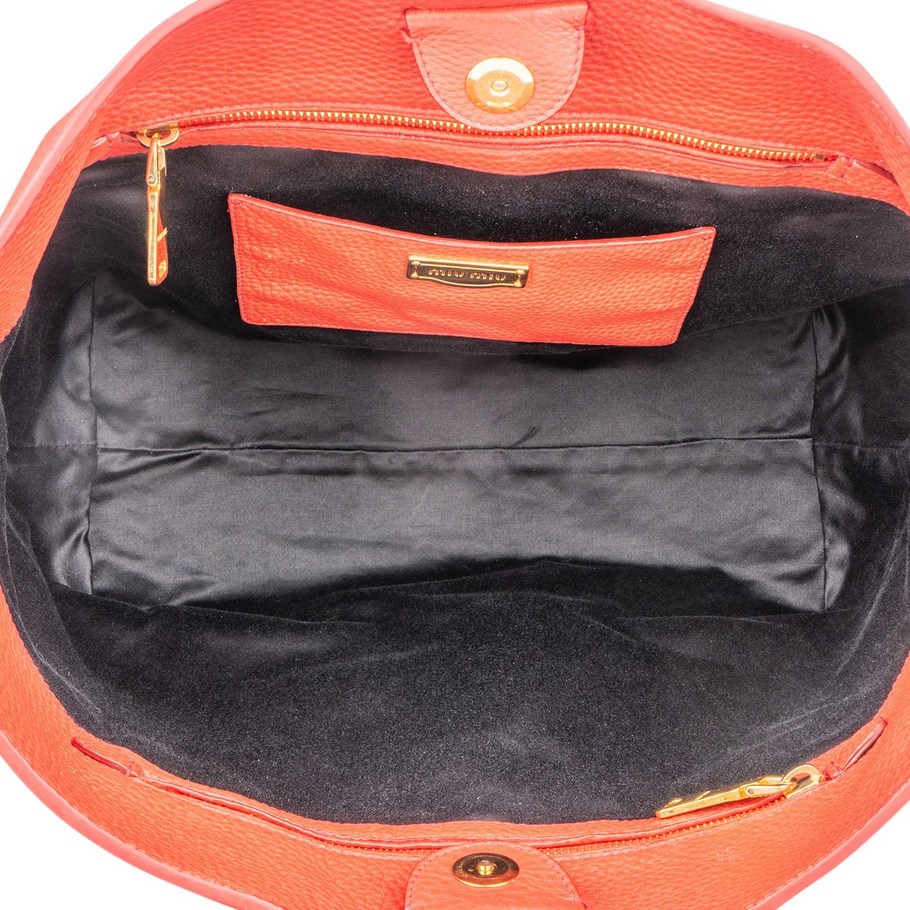 Miu Miu Miu Miu Red Calfskin Shoulder Bag Divers