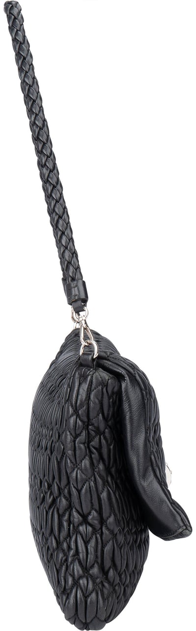 Miu Miu Miu Miu Quilted Leather Crystal Shoulder Bag Divers