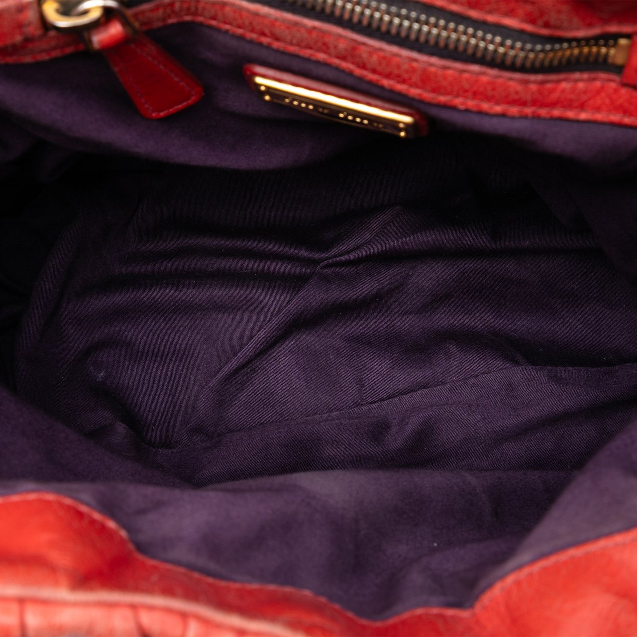 Miu Miu Matelasse Lux Lambskin Bauletto Aperto Satchel Rood