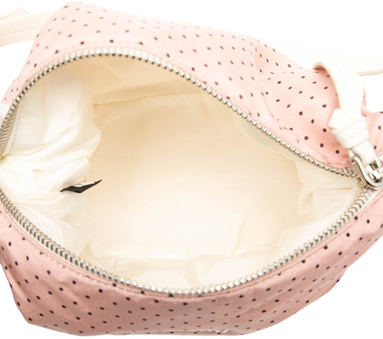 Miu Miu Nylon Polka Dot Shoulder Bag Roze