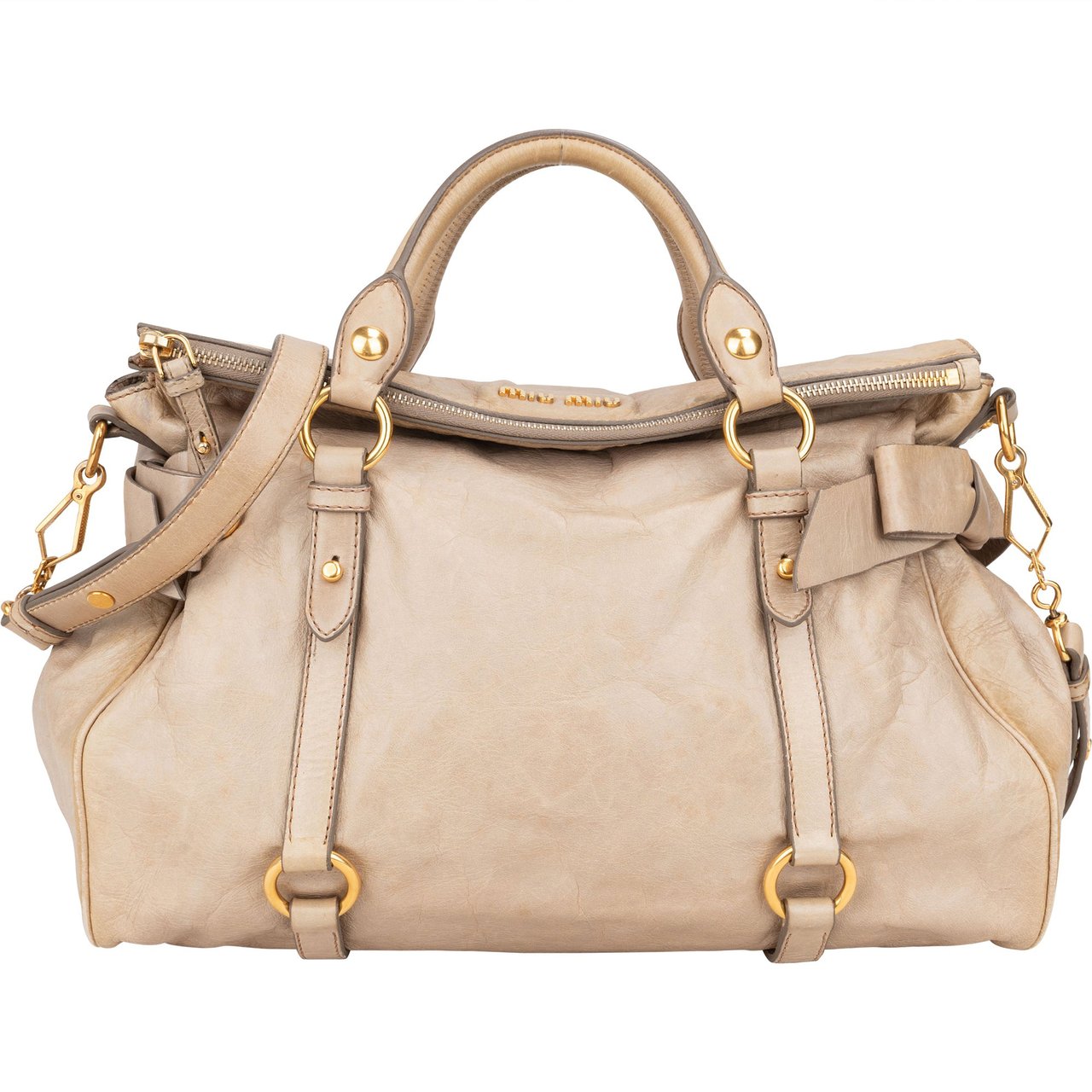 Miu Miu Miu Miu Classic Leather Handbag Divers