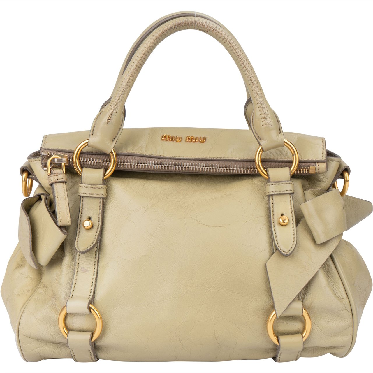 Miu Miu Miu Miu Leather Classic City Handbag Divers