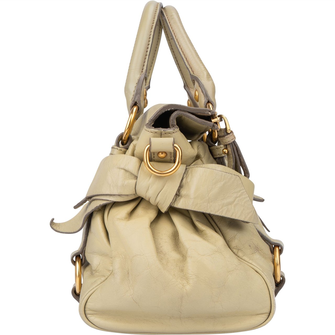 Miu Miu Miu Miu Leather Classic City Handbag Divers