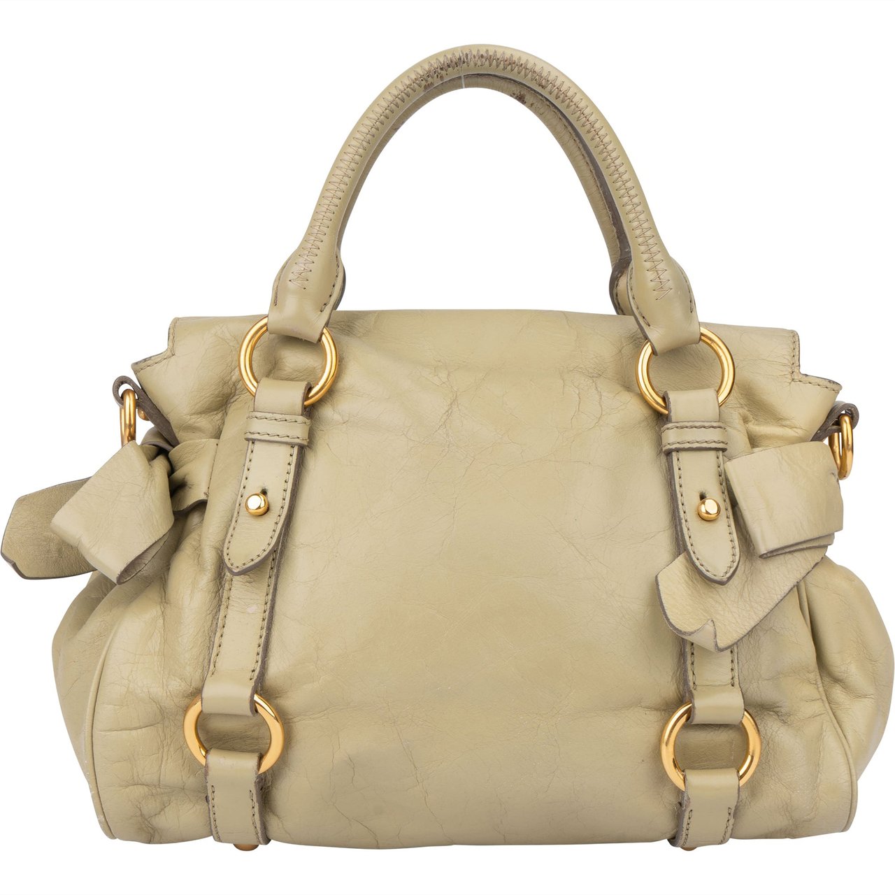 Miu Miu Miu Miu Leather Classic City Handbag Divers