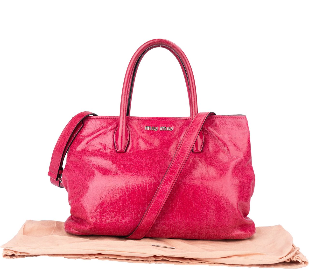 Miu Miu Miu Miu Classic Leather City Handbag Divers