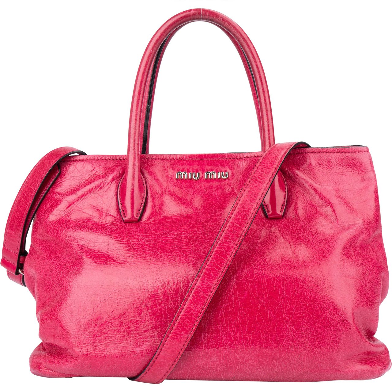 Miu Miu Miu Miu Classic Leather City Handbag Divers