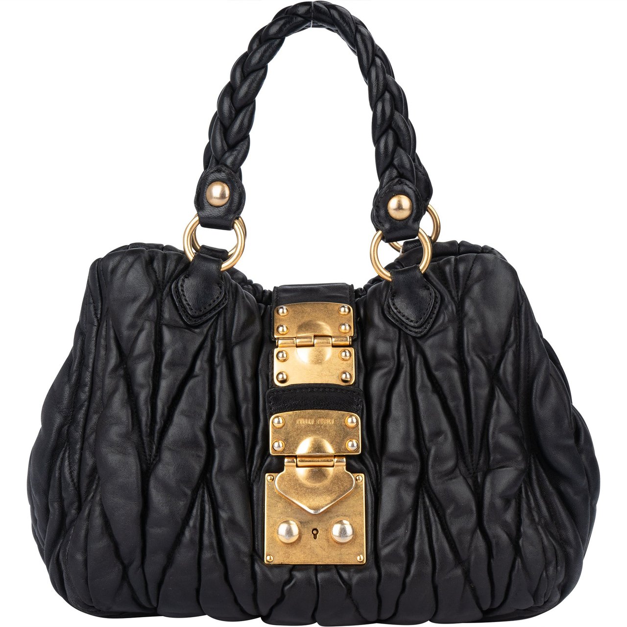 Miu Miu Miu Miu Quilted Leather City Handbag Divers