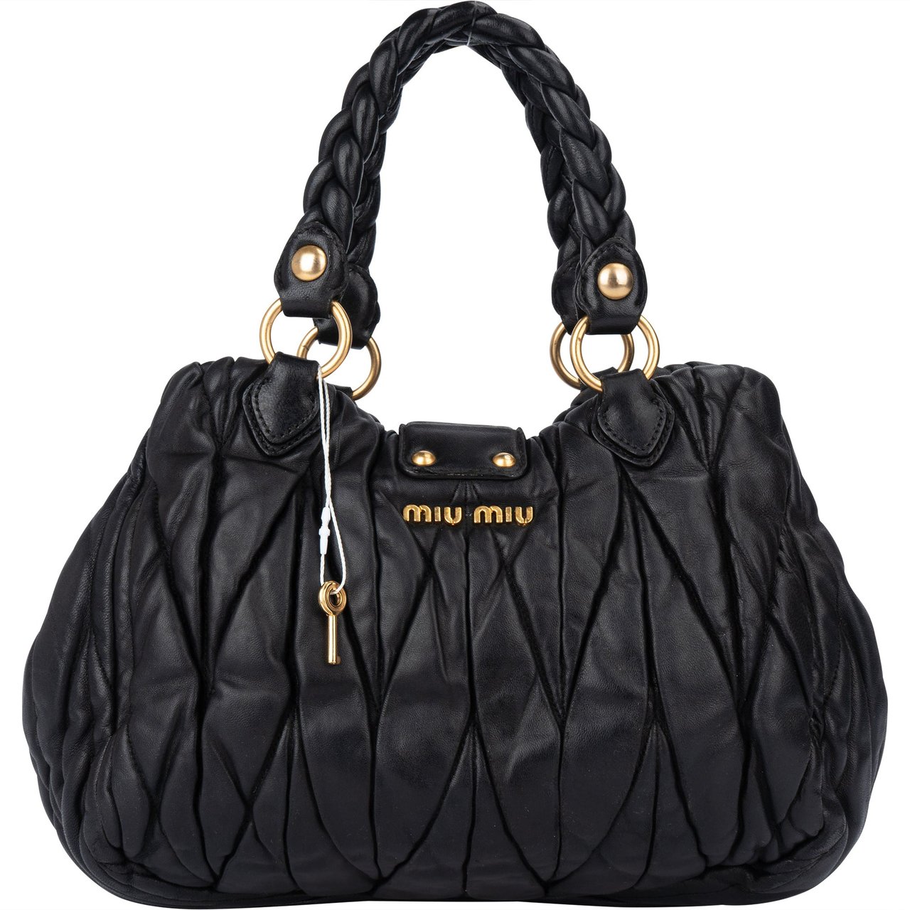 Miu Miu Miu Miu Quilted Leather City Handbag Divers