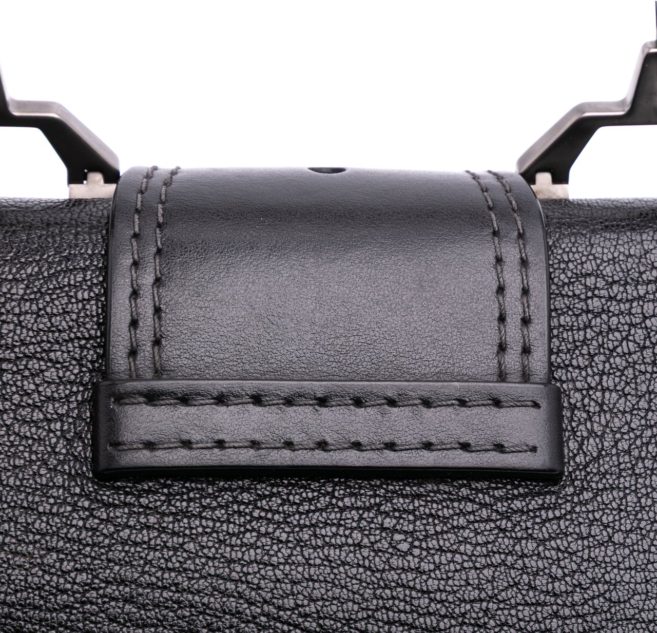 Miu Miu Goatskin Madras Soft Calf Crystal Embellished Crossbody Zwart