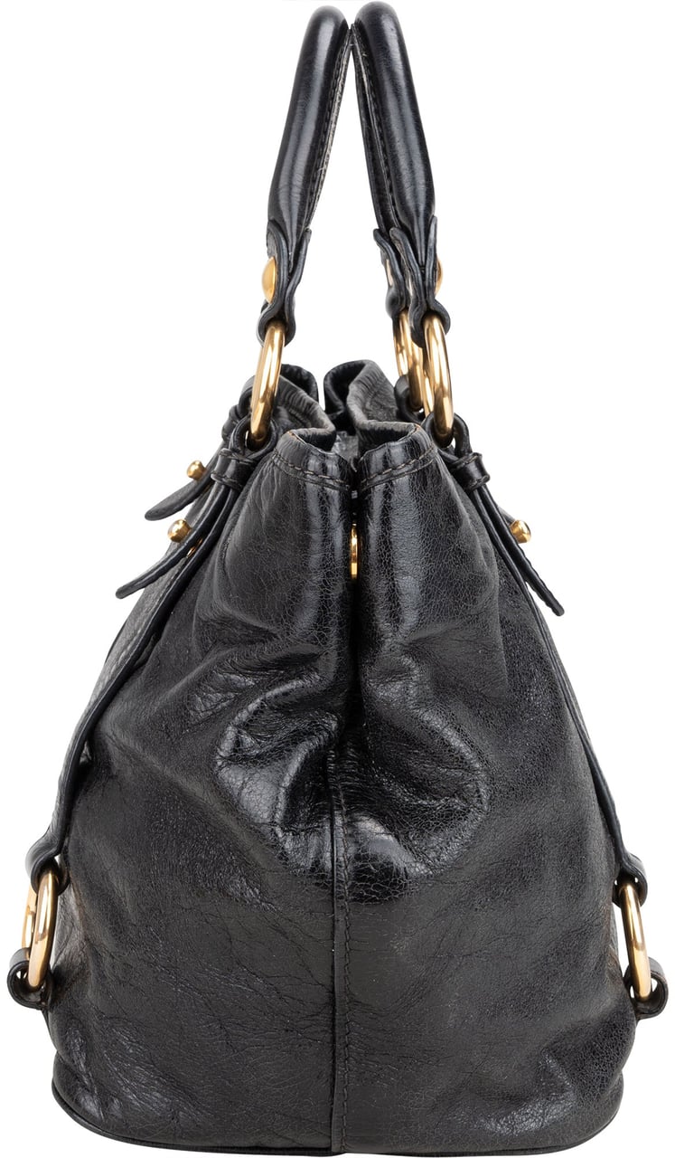 Miu Miu Miu Miu Classic Leather City Handbag Divers