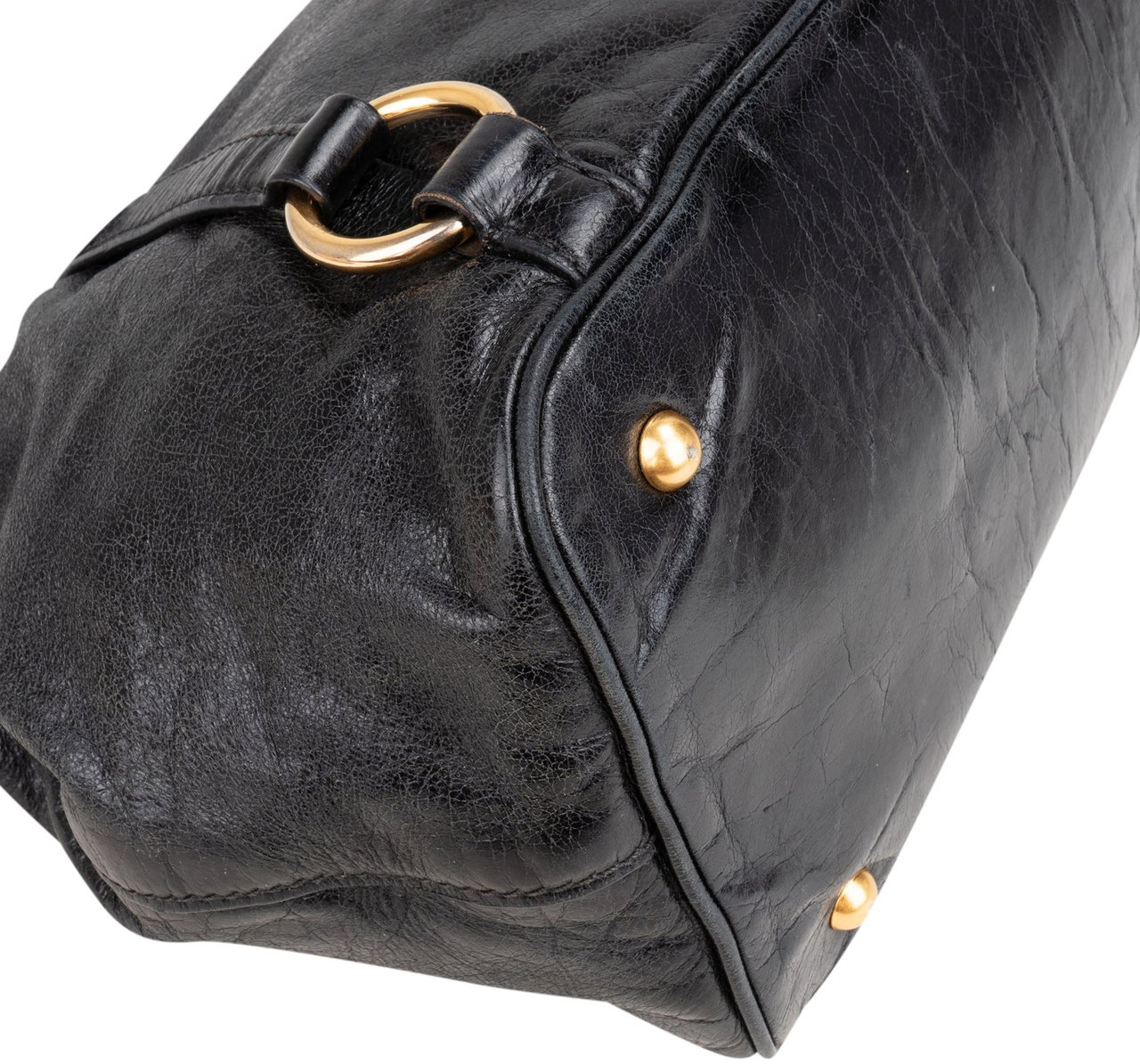Miu Miu Miu Miu Classic Leather City Handbag Divers