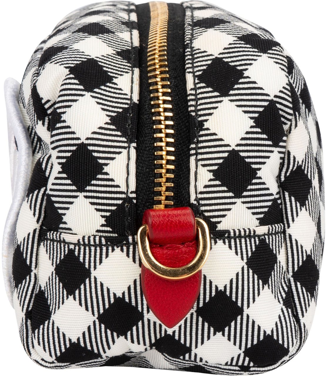Miu Miu Vichy Gingham Cosmetic Pouch Zwart