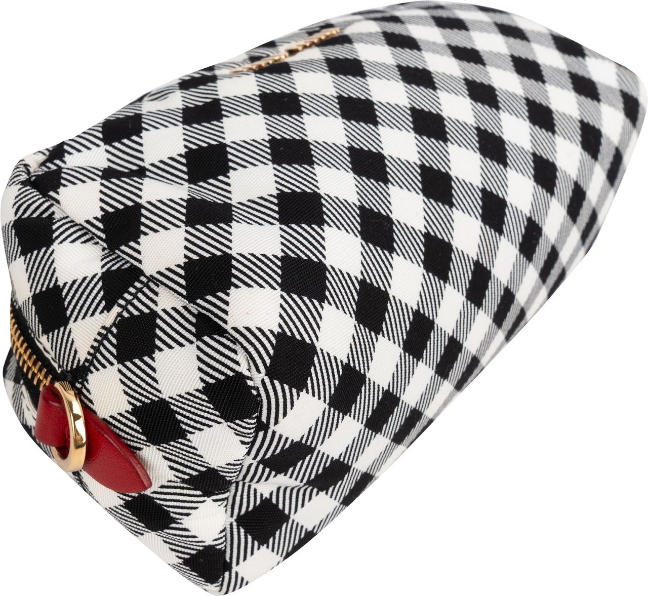 Miu Miu Vichy Gingham Cosmetic Pouch Zwart
