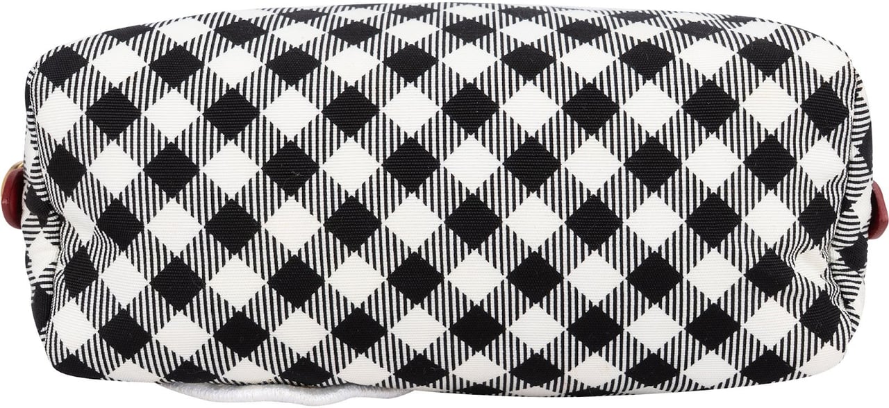 Miu Miu Vichy Gingham Cosmetic Pouch Zwart