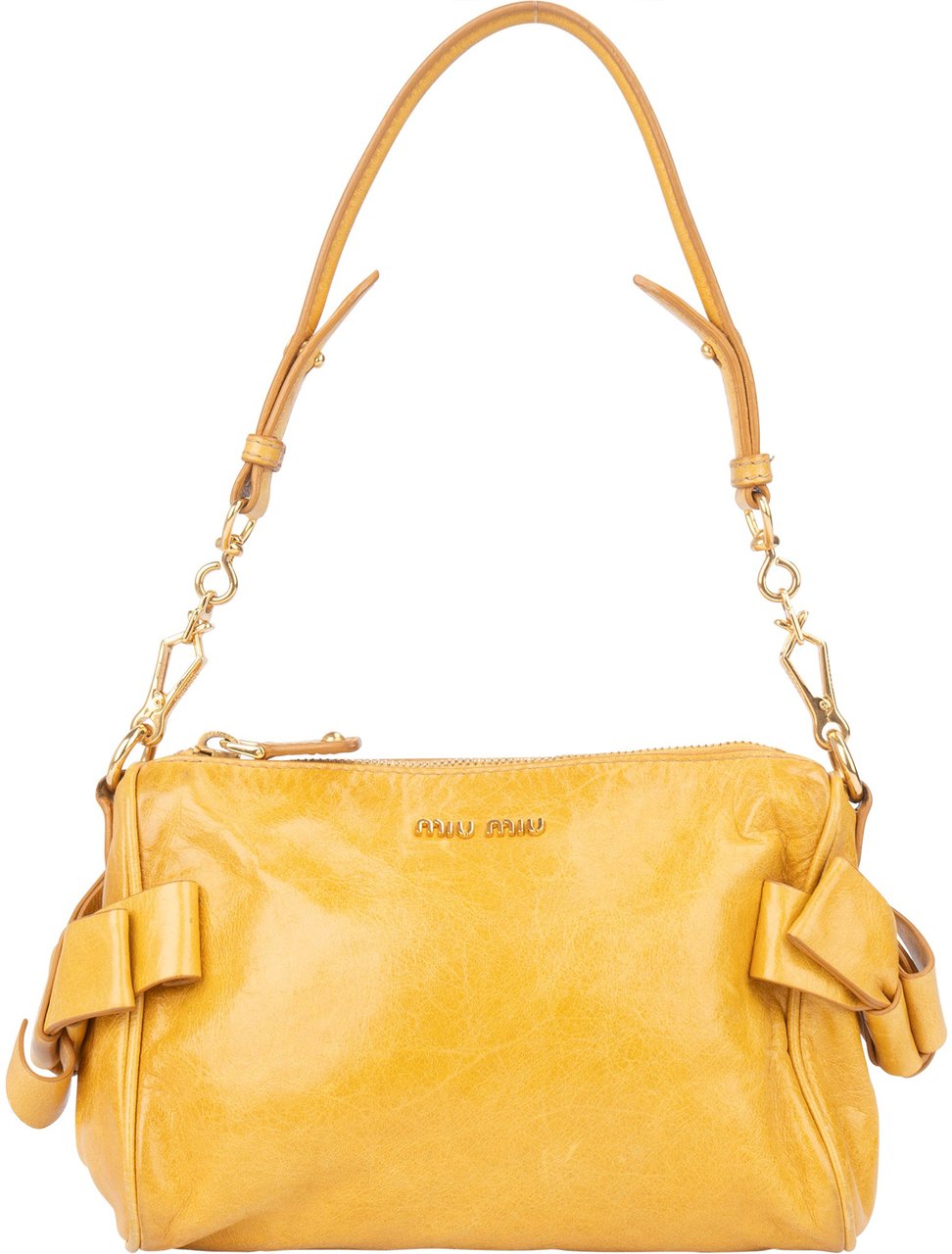 Miu Miu Miu Miu Leather Ribbon Mini Shoulder Bag Divers